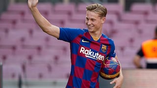 ¡Con el Camp Nou a sus pies! De Jong fue presentado como nuevo jugador del Barcelona [VIDEO]