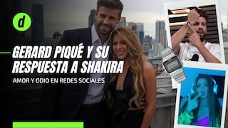 ¿Gracias a Shakira? así fue la respuesta de Piqué a la canción de la cantante colombiana