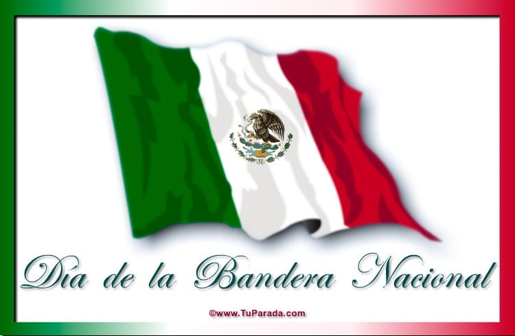 Imágenes por el día de la Bandera mexicana que se realizará este sábado 24 de febrero. (Foto: Internet).