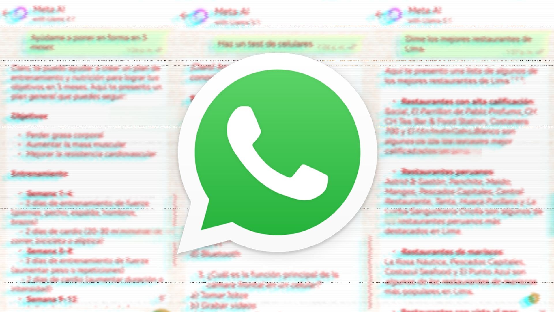 Meta AI está disponible en la versión más actual de WhatsApp (Depor)