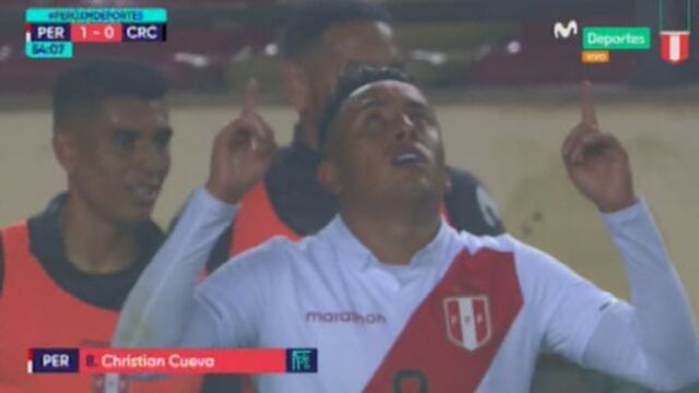 Rompiendo cintura: Christian Cueva dejó en el piso a defensor de Costa Rica y marcó un golazo de antología [VIDEO]