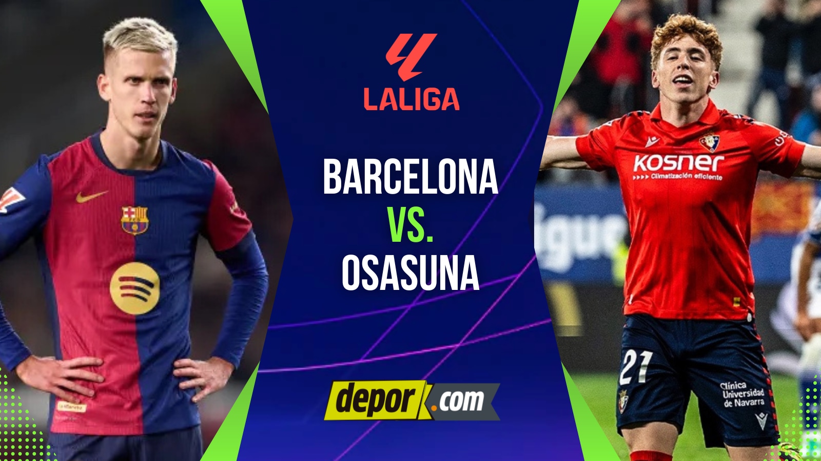 Barcelona vs. Osasuna: fecha, horario y canales de TV por LaLiga