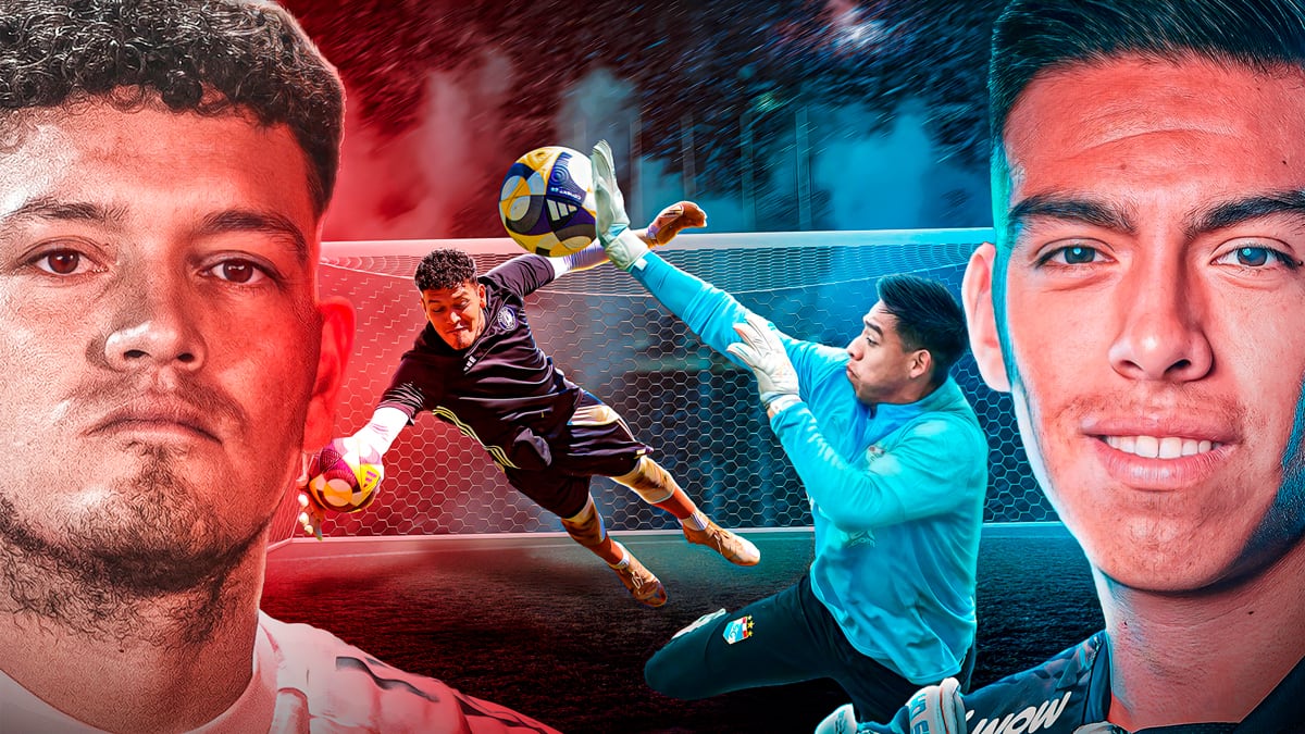 Pedro Díaz y Diego Enríquez, los porteros que se postulan a ser el suplente de Pedro Gallese en la Selección Peruana. (Diseño: Christian Marlow/GEC)