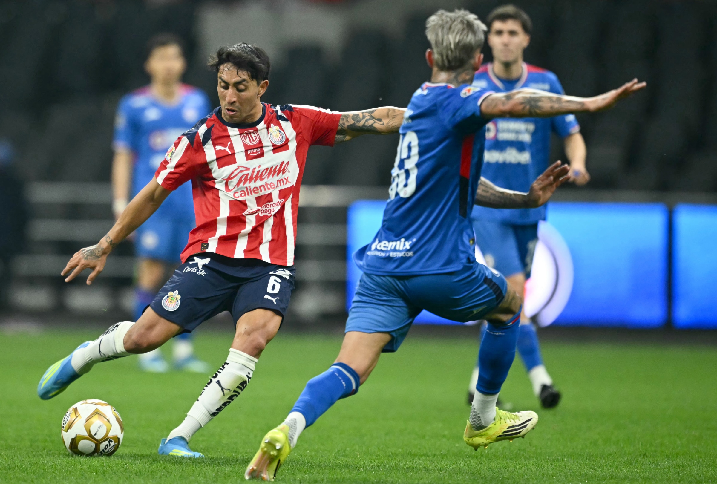 JALISCO, GUADALAJARA (MÉXICO), 16/05/2026.- Cobertura oficial de Telemundo Deportes Ahora EN VIVO EN DIRECTO para ver el partido Chivas de Guadalajara vs. Cruz Azul este sábado 16 de mayo por la semifinal del Clausura 2026 de la Liguilla MX. FOTO DE CARL DE SOUZA PARA AFP