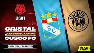 Sporting Cristal vs. Cusco FC: fecha, horarios y canales de TV por la final (ida) de los play-offs de Liga 1