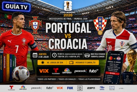 ▷ Canales TV que transmiten Portugal vs. Croacia EN VIVO ONLINE, con Cristiano Ronaldo, por el Mundial 2026