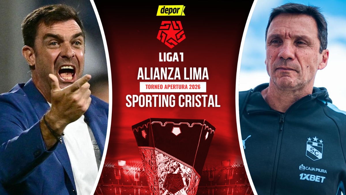 Alianza Lima vs. Sporting Cristal se enfrentan por la fecha 14 del Torneo Apertura 2026. (Diseño: Depor)