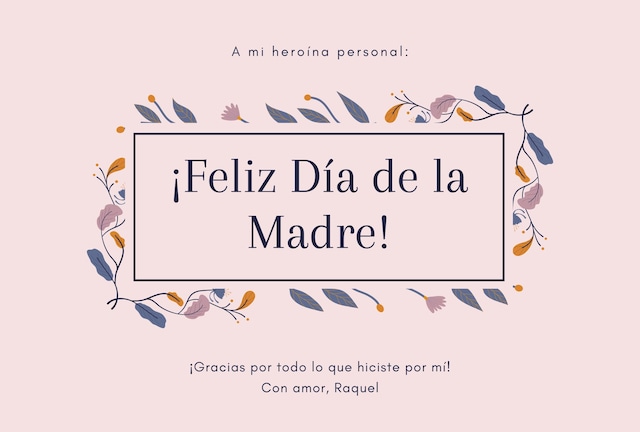Puede que estemos separadas en este momento, pero estás en mi corazĂłn todos los dĂas. ¡Feliz DĂa de la Madre! (Foto: Canva.com)