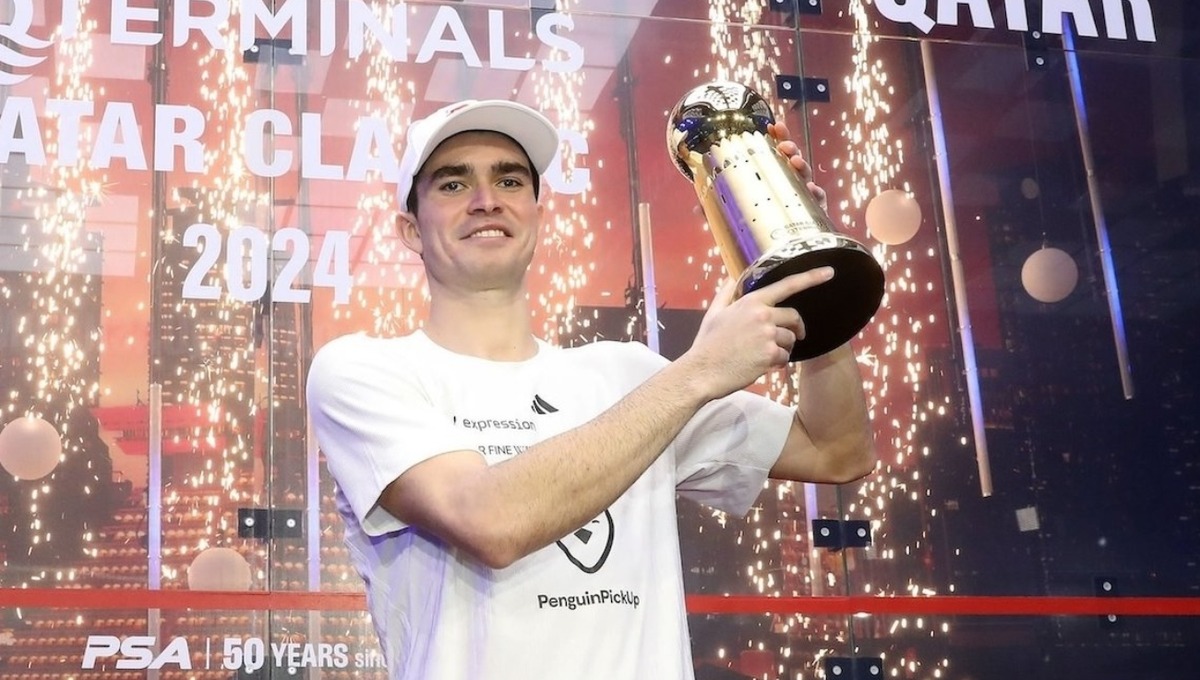 Diego Elías. (Foto: @PSASquashTour)