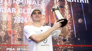 Sigue defendiendo su título: Diego Elías juega hoy la semifinal del Mundial de Squash