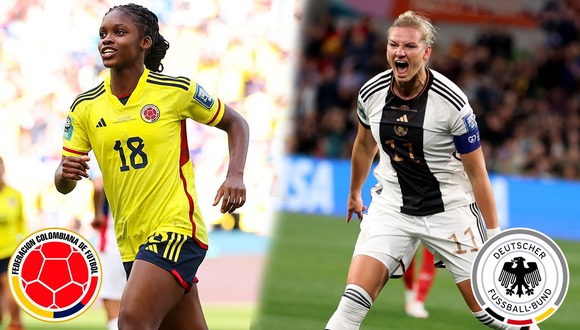 Colombia vs. Alemania se enfrentan por el Mundial Femenino de Fútbol. (Foto: Composición)