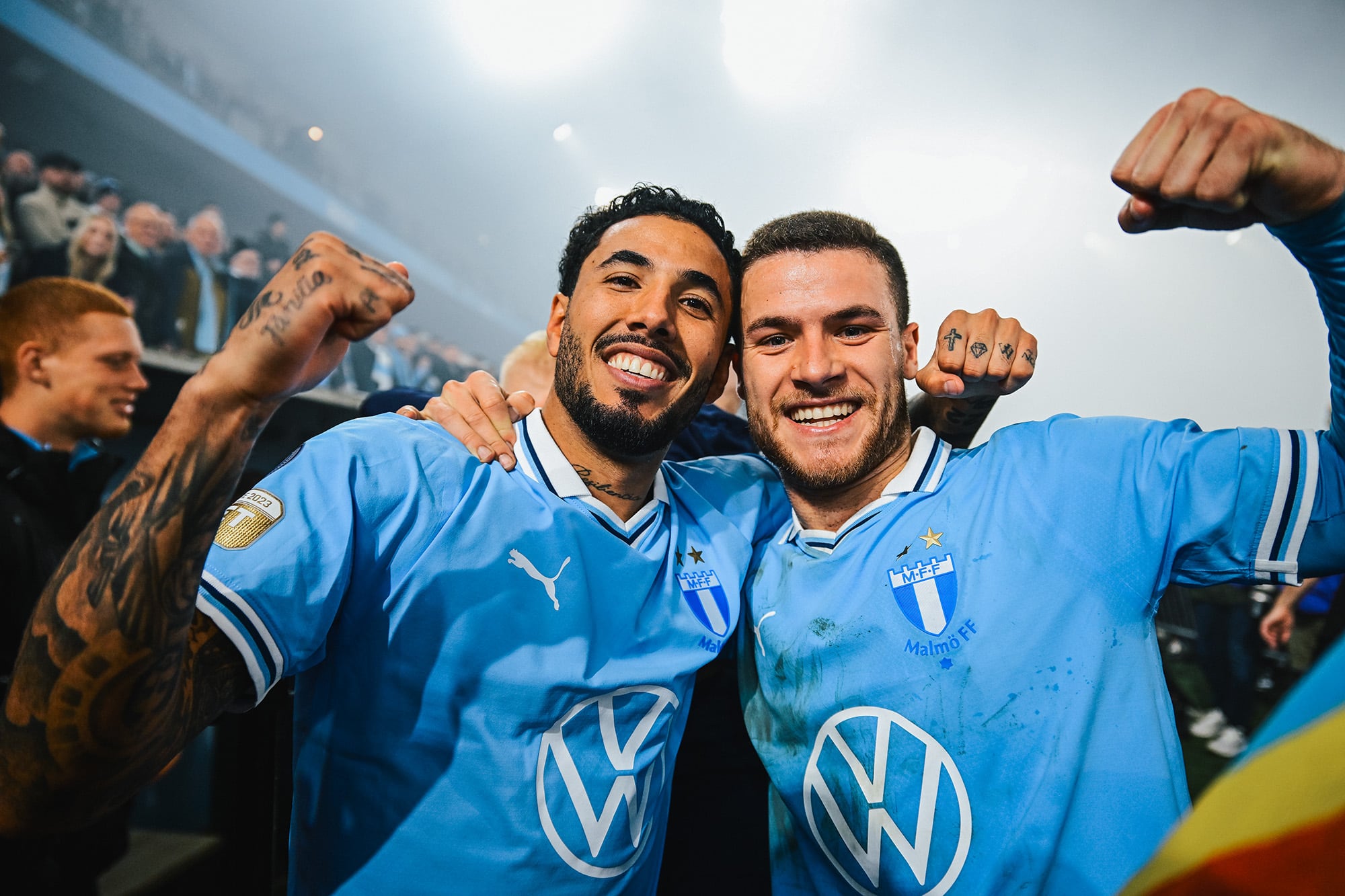 Sergio Peña se coronó bicampeón con Malmo. (Foto: Malmo FF)