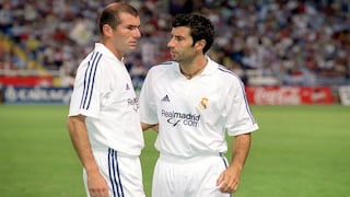 No todo tiempo pasado fue mejor: cuando Luis Figo no quería pasarle el balón a Zinedine Zidane