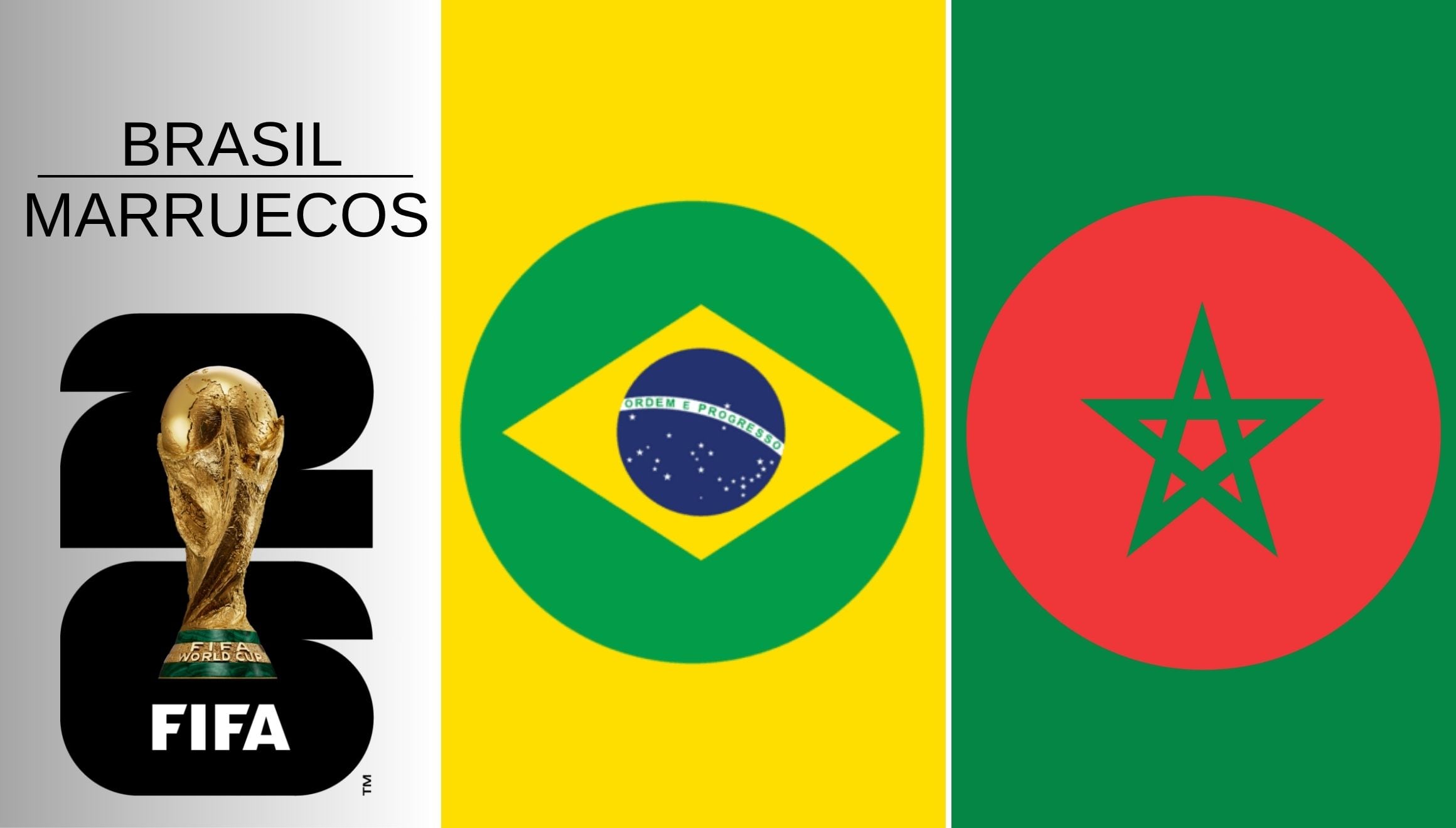 Revisa cuáles son los canales de TV y señal online para ver en Estados Unidos el partido entre Brasil vs. Marruecos EN VIVO este 13 de junio por el Mundial FIFA 2026. (Foto: Composición Gestión Mix)