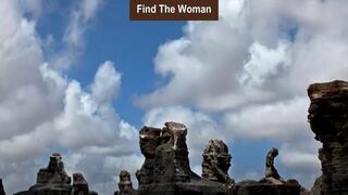 El 99% no logra encontrar a la mujer escondida entre las rocas ¿Puedes identificarla?