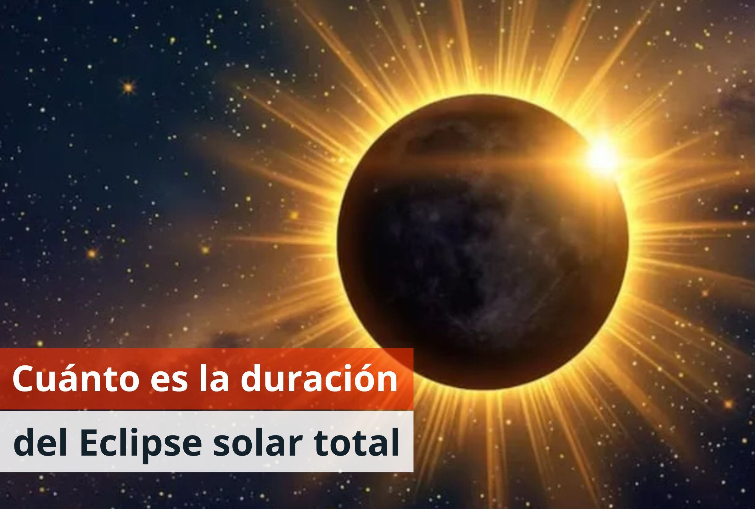 🌘 ¿Cuánto durará la totalidad del eclipse solar en España? Duración por ciudades