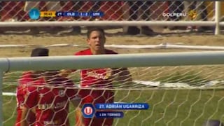 Ugarriza anotó su primer gol con gran técnica y Universitario pasó a ganar en Sechura