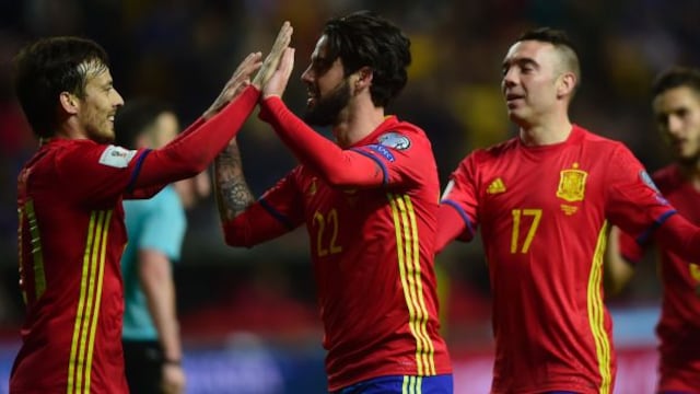 En la cima: España goleó 4-1 a Israel por las Eliminatorias Rusia 2018
