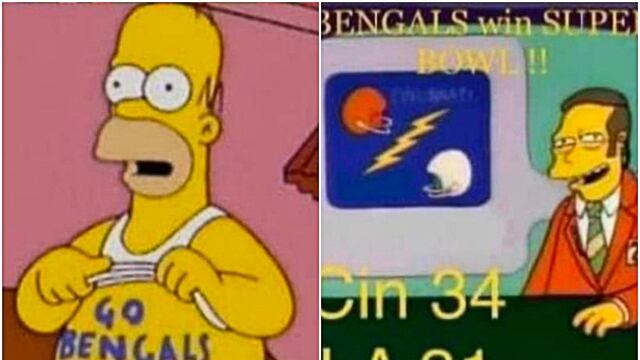 La verdad detrás del meme viral que sugiere que Los Simpson predijeron al ganador del Super Bowl 2022