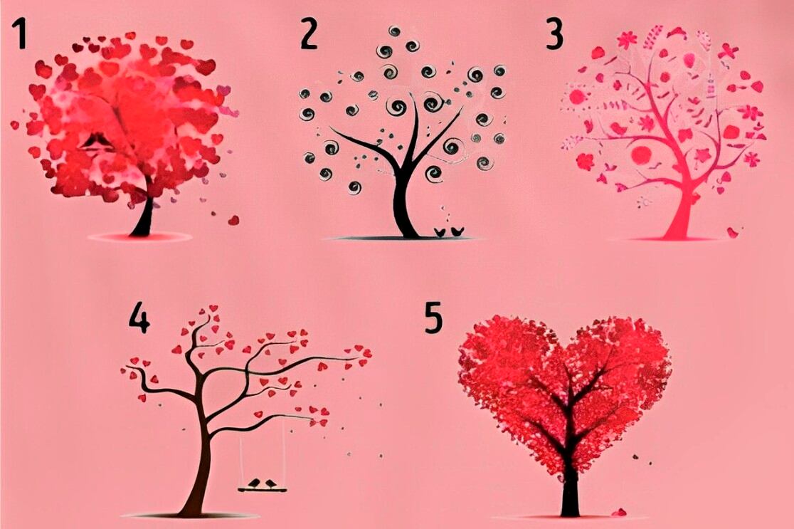 Elige un árbol en esta imagen para descubrir si eres una persona de buen corazón (Foto: Namastest).