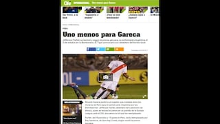 Jefferson Farfán: lo que dijo la prensa argentina sobre su lesión [FOTOS]