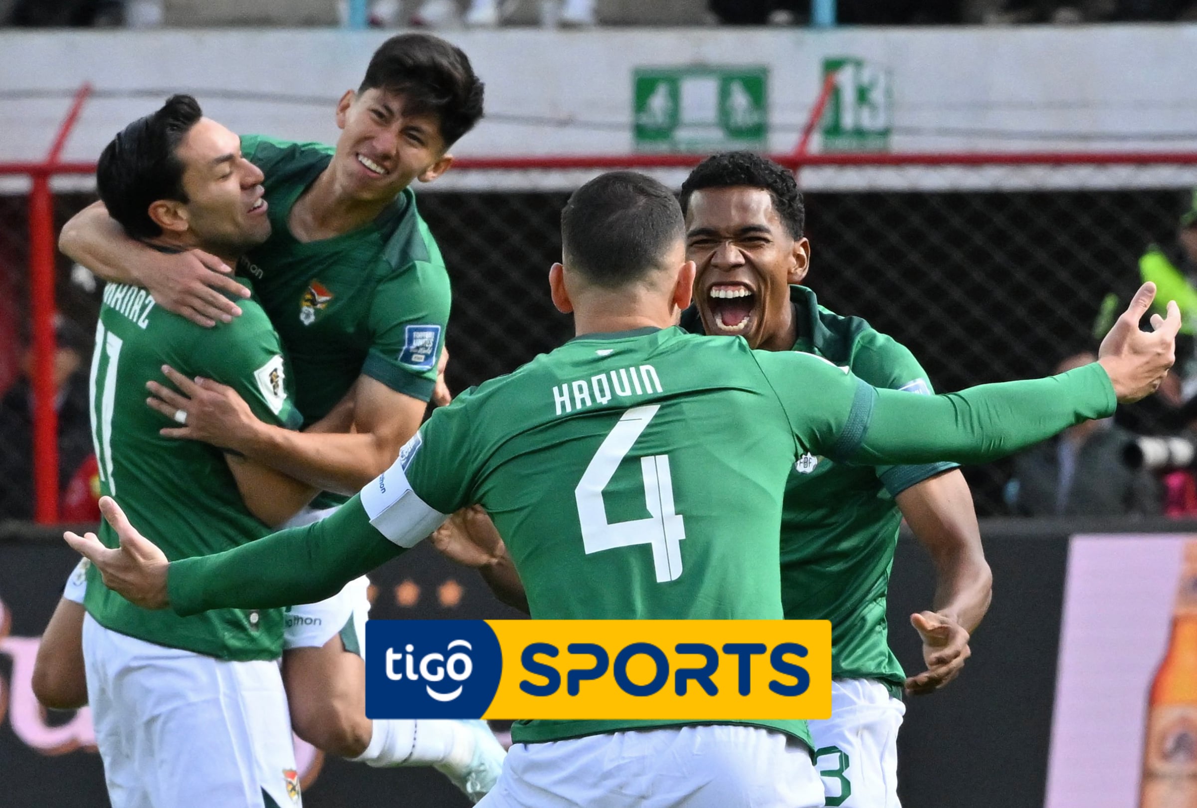 GUADALUPE, MONTERREY (MÉXICO), 26/03/2026.- Cobertura oficial de TiGo Sports EN VIVO ONLINE para ver el partido entre Bolivia y Surinam este jueves 26 de marzo por el repechaje a la Copa del Mundo 2026 desde el Estadio BBVA de Monterrey, México. FOTO DE AIZAR RALDES PARA AFP