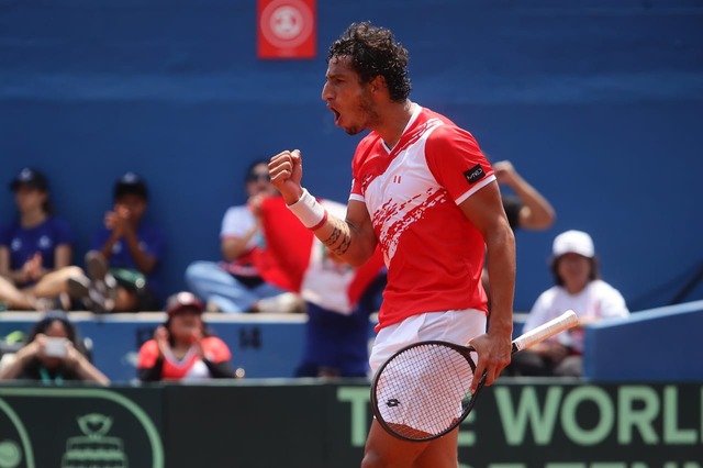 Perú venció a Noruega por la Copa Davis 2023 y pasó a los Qualifiers. (Foto: Jesús Saucedo / GEC)
