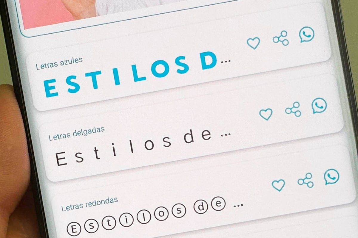 De esta manera podrás cambiar las letras de WhatsApp a color azul y otros. (Foto: MAG - Rommel Yupanqui)