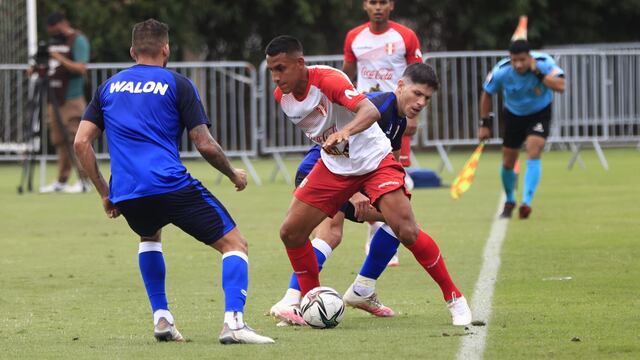 Selección Peruana y las mejores postales del encuentro ante el cuadro extranjero de la Liga 1 [FOTOS]