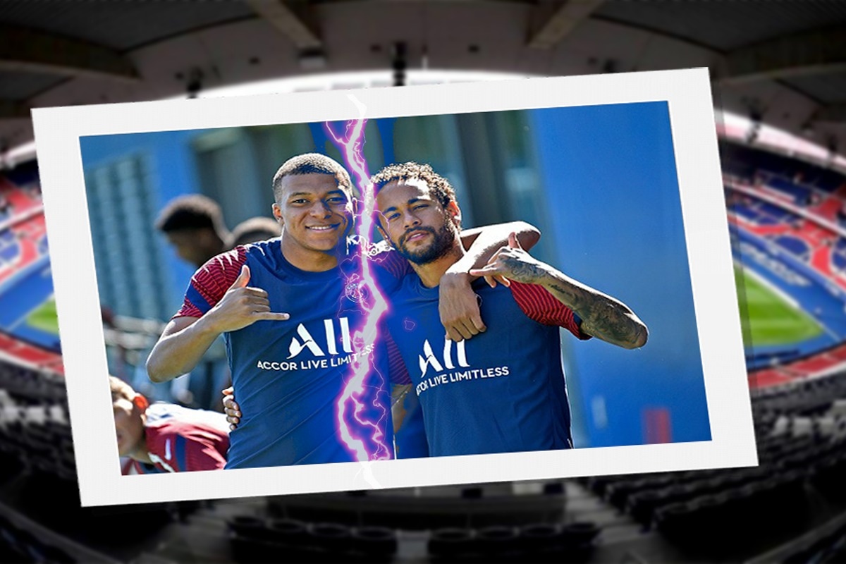 Neymar y Kylian Mbappé jugaron juntos en el PSG desde mediados de 2017. (Composición: Depor)