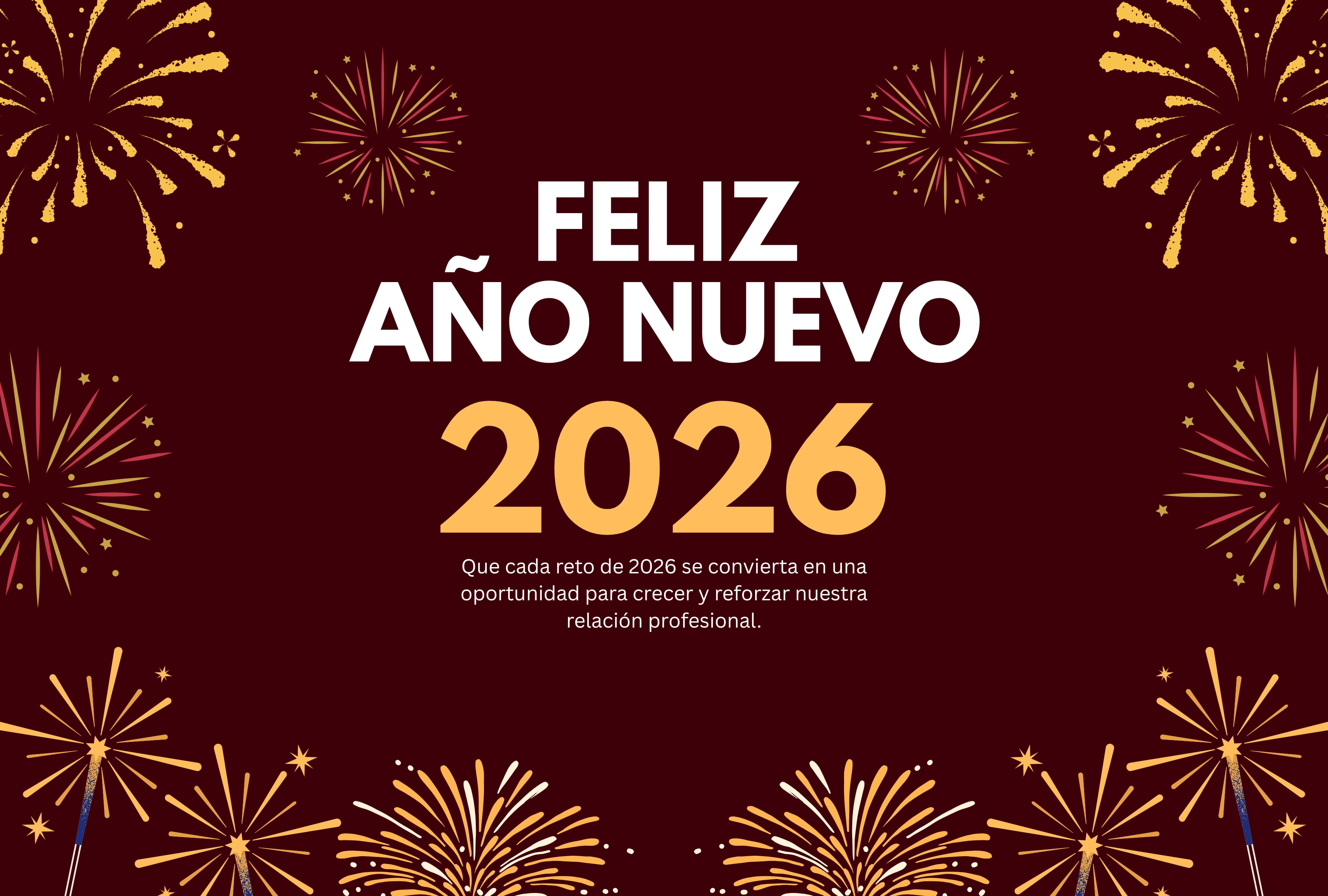 "Que cada reto del 2026 se convierta en una oportunidad para crecer y reforzar nuestra relación profesional." | Crédito: canva.com / Composición Depor