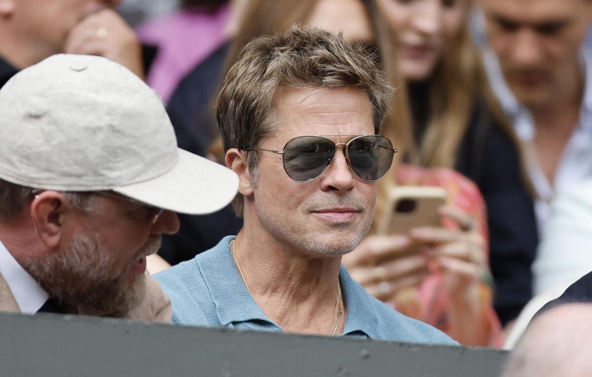 El actor Brad Pitt también apoya a los Chiefs en el Super Bowl LXVIII (Foto: EFE/EPA/NEIL HALL)
