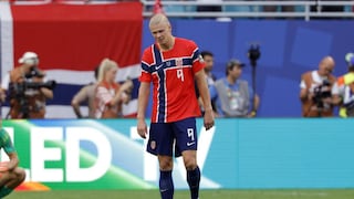 ¡Drama total! Haaland abandonó el campo con Noruega 1-2 abajo y rozando la eliminación en el Mundial