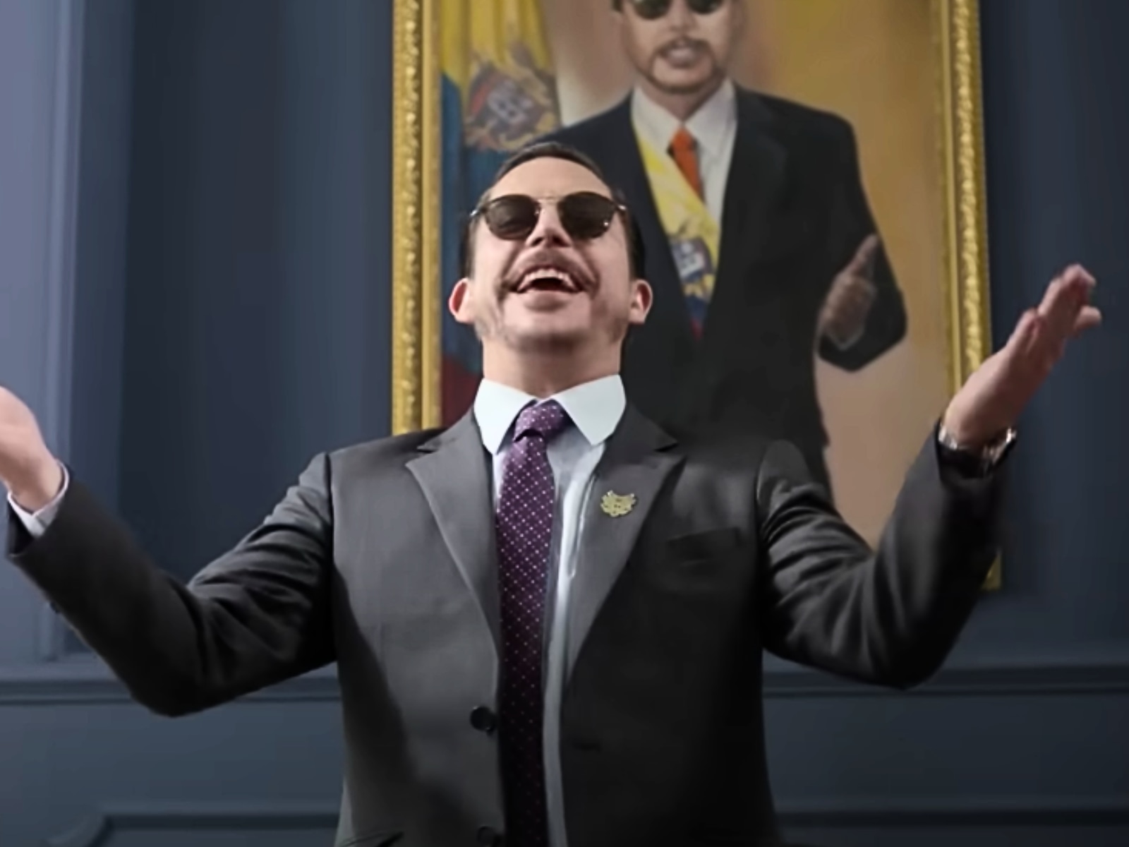 La nueva comedia de Alejandro Riaño, "Juanpis González: El presidente de la gente", lleva el humor ácido a un nivel completamente nuevo (Foto: Netflix)