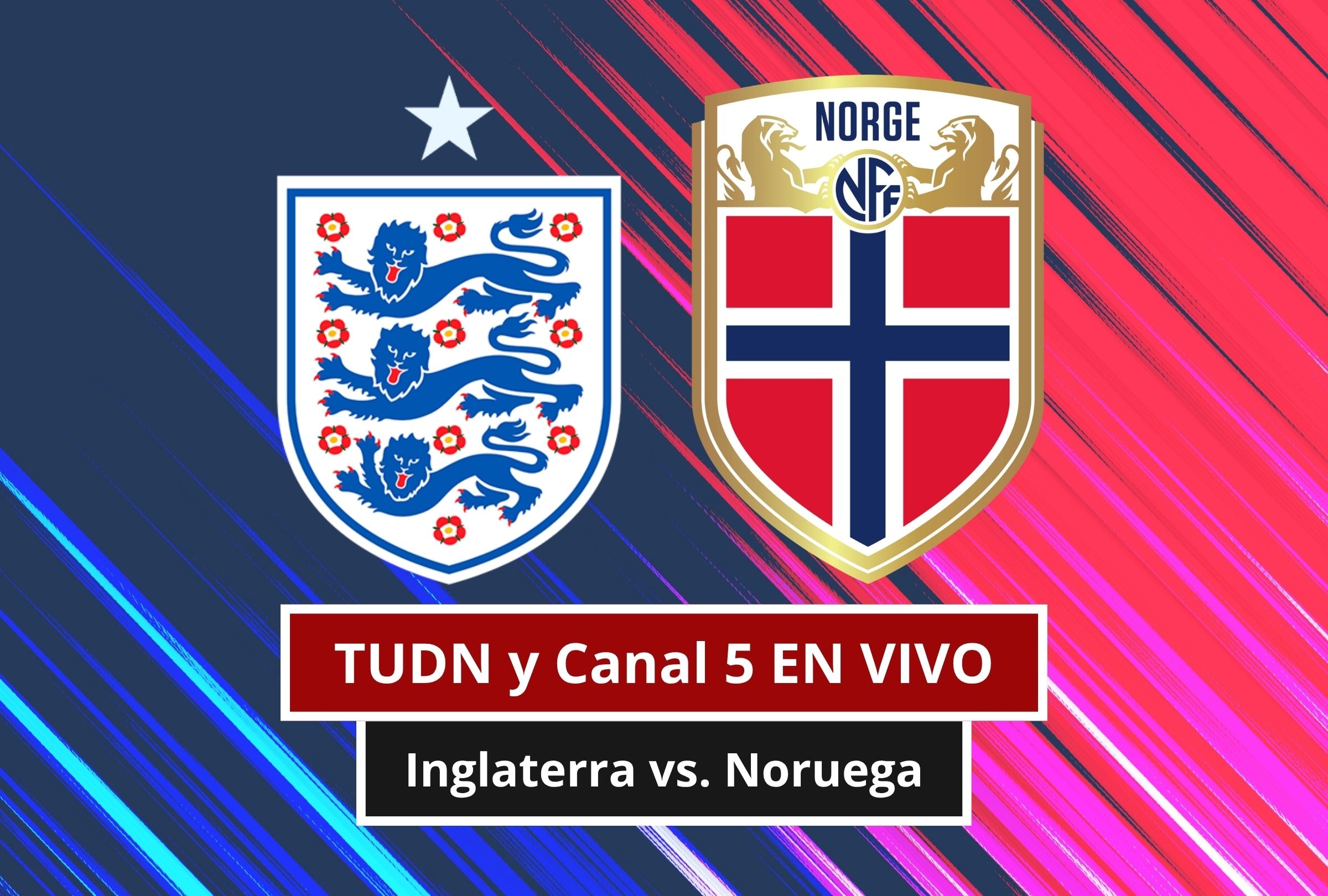 Revisa esta nota para que sepas cómo ver EN VIVO y EN DIRECTO el Inglaterra vs. Noruega por los cuartos de final del Mundial 2026 vía TUDN y Canal 5. (Foto: Composición Canva - Depor)
