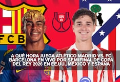 ¿A qué hora juega y qué canal transmite Atlético Madrid vs. FC Barcelona EN VIVO hoy por semifinal de Copa del Rey 2026 en EE.UU., México y España? Canales TV