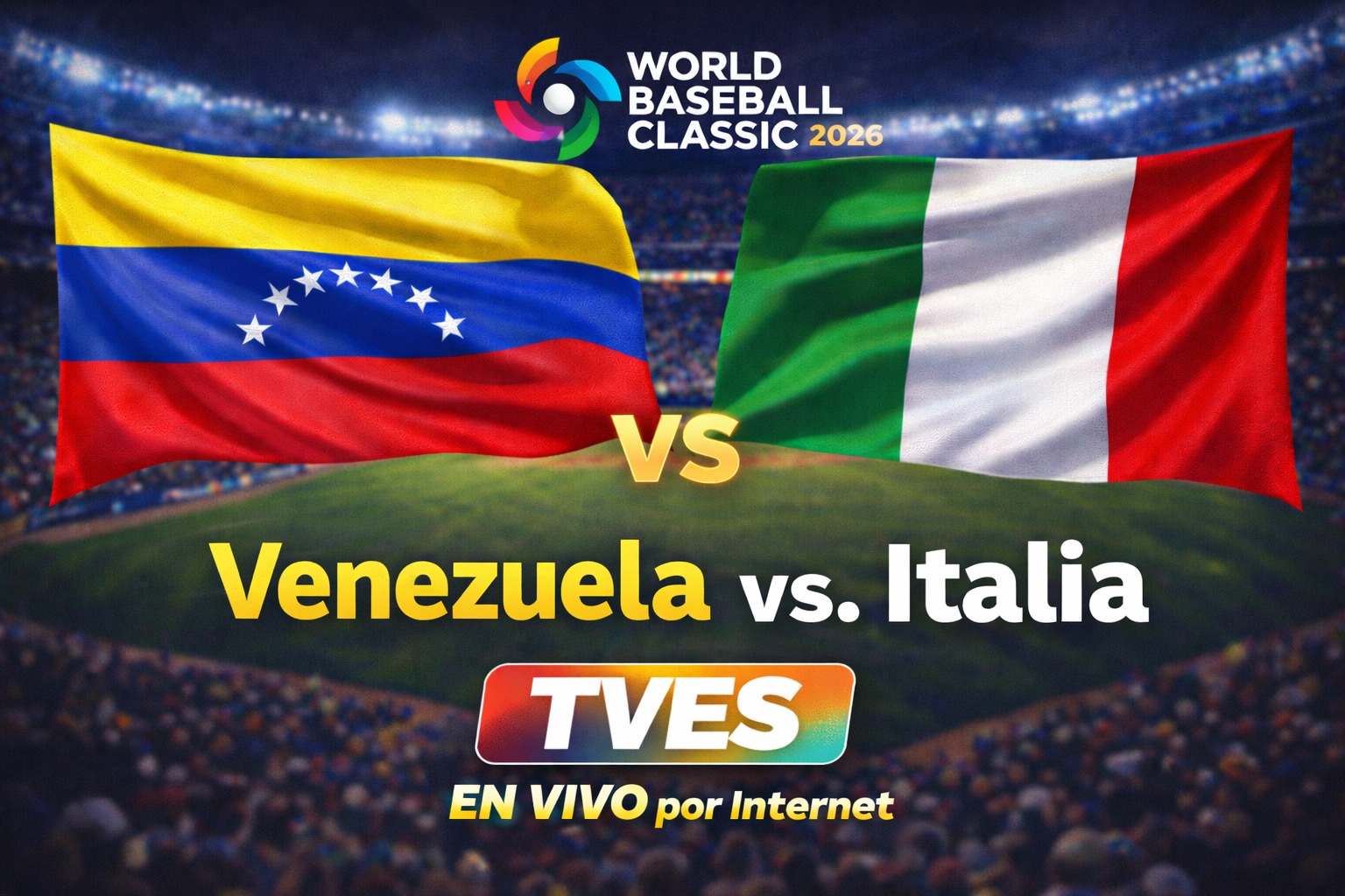 No te pierdas el Venezuela vs. Italia por las semifinales del Clásico Mundial de Béisbol 2026 (Imagen hecha por Depor con apoyo de la IA Gemini)