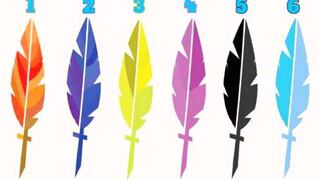Hay 6 plumas en la imagen y una de ellas te revelará tu forma de ser