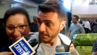 Sporting Cristal: Mariano Soso fue sorprendido por aeromoza en su llegada (VIDEO)