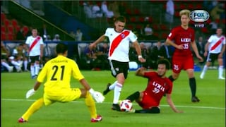 Fabricó todo: penal a Santos Borré y él mismo cobró para la goleada en River vs. Kashima [VIDEO]