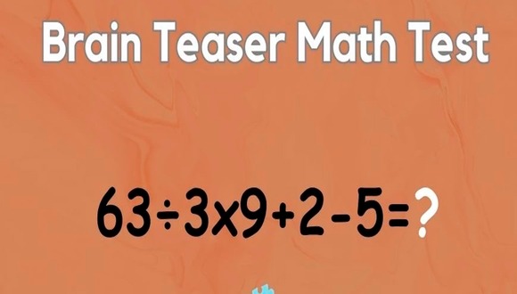 Al usar al máximo tu capacidad intelectual te aseguro que podrás resolver este reto matemático en pocos segundos.| Foto: fresherslive