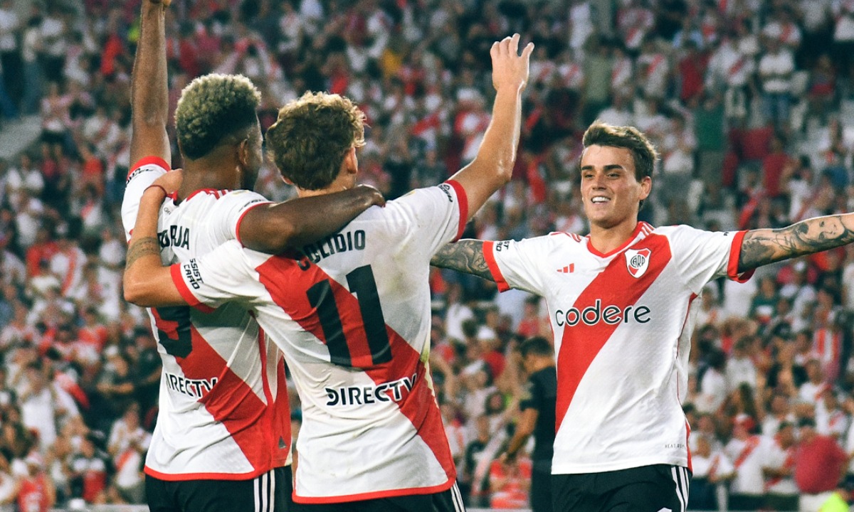 River goleó 5-0 a Vélez por la Copa de la Liga. (Foto: River)