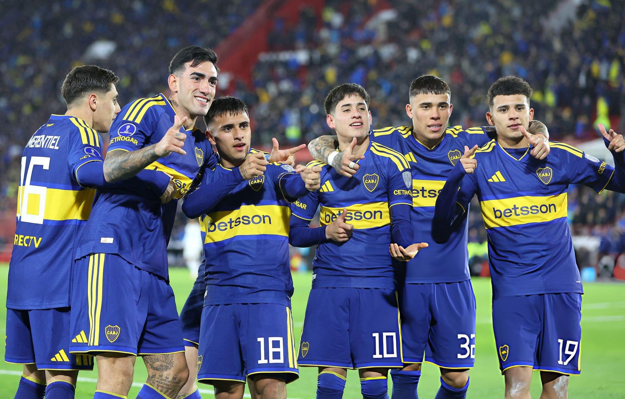 Boca vs. Recoleta por la ida de octavos de final de Copa Sudamericana. (Foto: Getty Images)