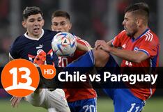Canal 13 transmitió en vivo el partido Chile vs. Paraguay