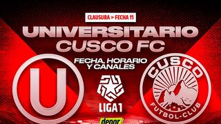 Canales confirmados de Universitario vs. Cusco FC: horarios de TV por Torneo Clausura