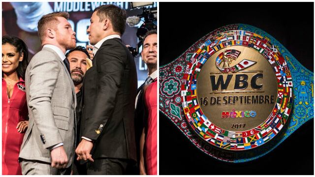 'Canelo' Álvarez vs Golovkin: el extravagante cinturón que creó el CMB para la pelea