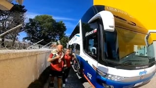 Universitario de Deportes vs. U. de Chile: así fue la llegada de los cremas al estadio para amistoso [VIDEO]