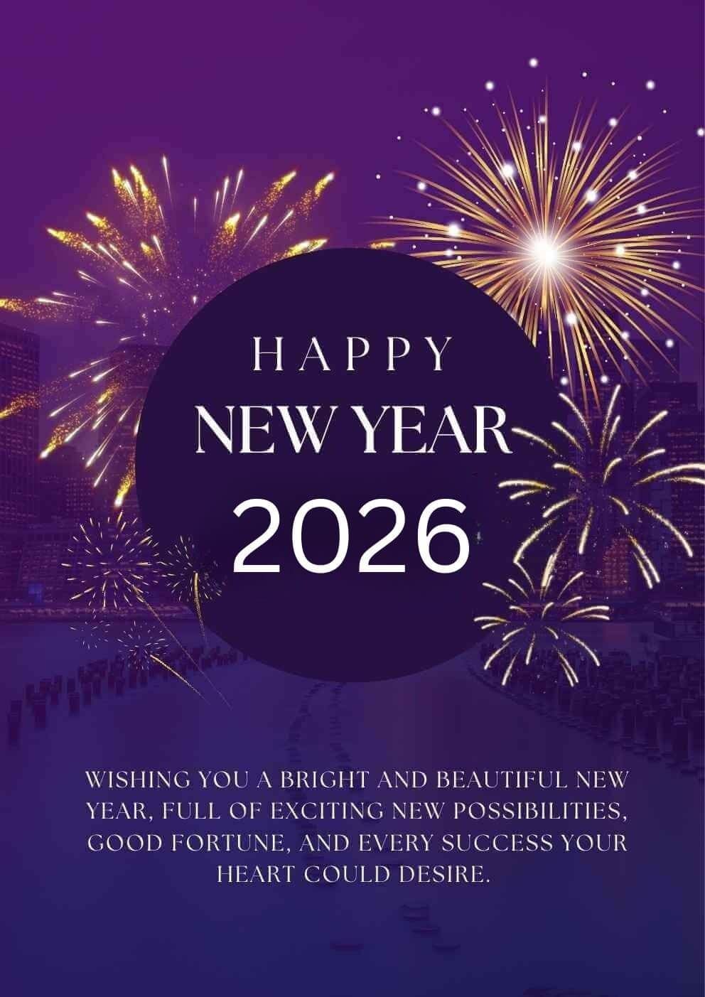 Dedica una de estas 25 imágenes para desear un Feliz Año Nuevo 2026 y compártelas en tus historias de Instagram o estados de WhatsApp. (Foto: Pinterest)