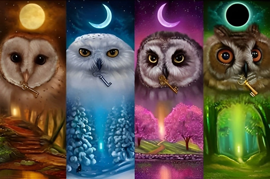 Descubre qué tipo de persona eres con solo elegir uno de los búhos en esta imagen (Foto: Pinterest).