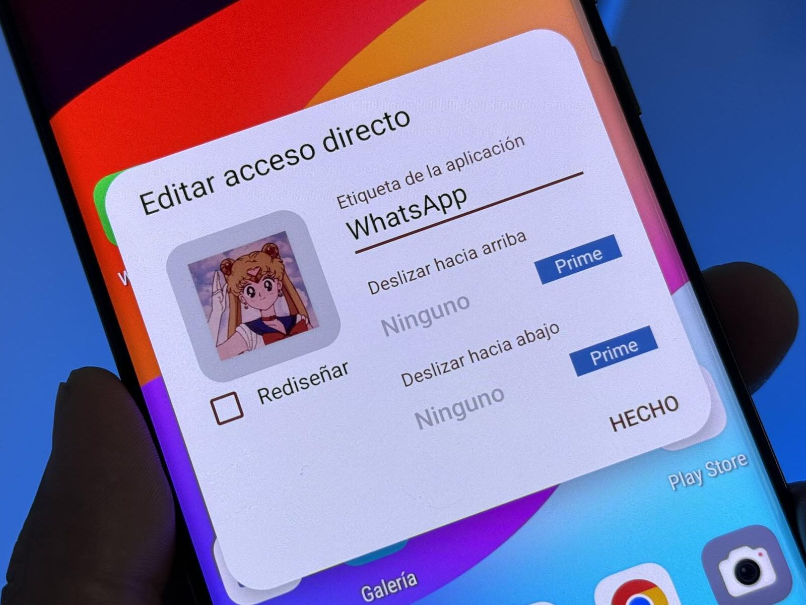 WHATSAPP | De esta forma obtendrás el "modo Sailor Moon" en tu smartphone. (Foto: Depor - Rommel Yupanqui)